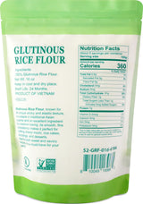 52USA Glutinous Rice Flour 16 Ounce (Basic), 1 Pound (Pack of 1), Rice Flour for Baking or Cooking, Product of THAILAND, All Natural White Rice Flour