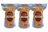 Signature Popcorn - 3-Pack Large Resealable Bags, Chicago Pizza, Gourmet Popcorn Snack, Gluten Free