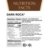 Almond Roca Pack of 1-4.5oz Individually Wrapped Dark Chocolate Candy - Buttercrunch Toffee with Almonds Covered in Chocolate - Gluten Free, Kosher