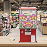 25-Cent Commercial Vending Machine - 10.63in High-Capacity Gacha Machine, Dispenses 200+ Capsules/Candy, Compatible with 1.77-1.97in, Lock & Keys