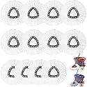 12 Pack Spin Mop Replacement Heads, 100% Microfiber Spin Mop Refill for Easy Wring Compatible with Triangle Spin Mop, 360 Degree Spinning Mop Replace
