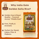 India Gate - Parboiled Basmati Rice - Golden Sella, 10 Pound Bag
