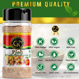 Caribbean Kitchen Fish Seasoning (4 Oz) -100% All Natural Premium Ingredients | Healthy Premium Spice Blend for All Foods - Kosher, Low Sodium