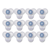 Boardwalk Urinal Screen with Non-Para Cleaner Block, Green Apple Scent, 3.25 oz, Blue/White, 12/Box
