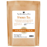 The Republic of Tea - S’mores Herbal Chocolate Tea, Refill Pack of 36 Low-Caffeine Tea Bags