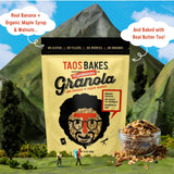 Taos Bakes- Ripe Banana & Maple Walnut Granola - Crunchy Granola Breakfast Snack - Gluten Free, No GMOS, No Fillers - 10 oz (Pack of 6)