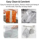 neogor Non-Scratch Wire Cleaning Dishwash Dishcloth, Kitchen Washcloths for Washing Dishes, Multipurpose Wire Dishwashing Rag for Wet