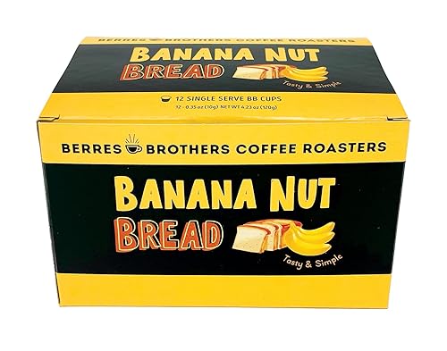 Berres Brothers Banana Nut Bread 12 Flavored Coffee 12 Count Single Serve Pods Compatible with Keurig K Cups K Pods Caffeinated Coffee
