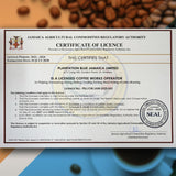 Plantation Blue 100% Blue Mountain Coffee Medium Roast Whole Beans from Jamaica (8oz)