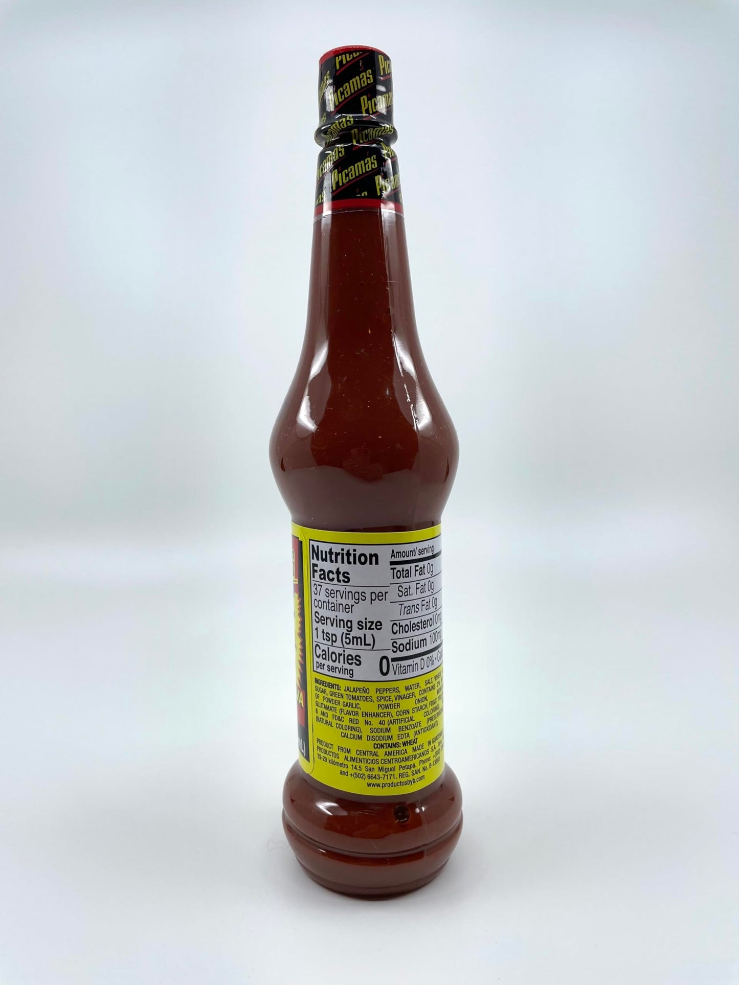 PICAMAS - Red Hot Sauce Salsa Brava 6.2oz Bottles (Pack of 3)