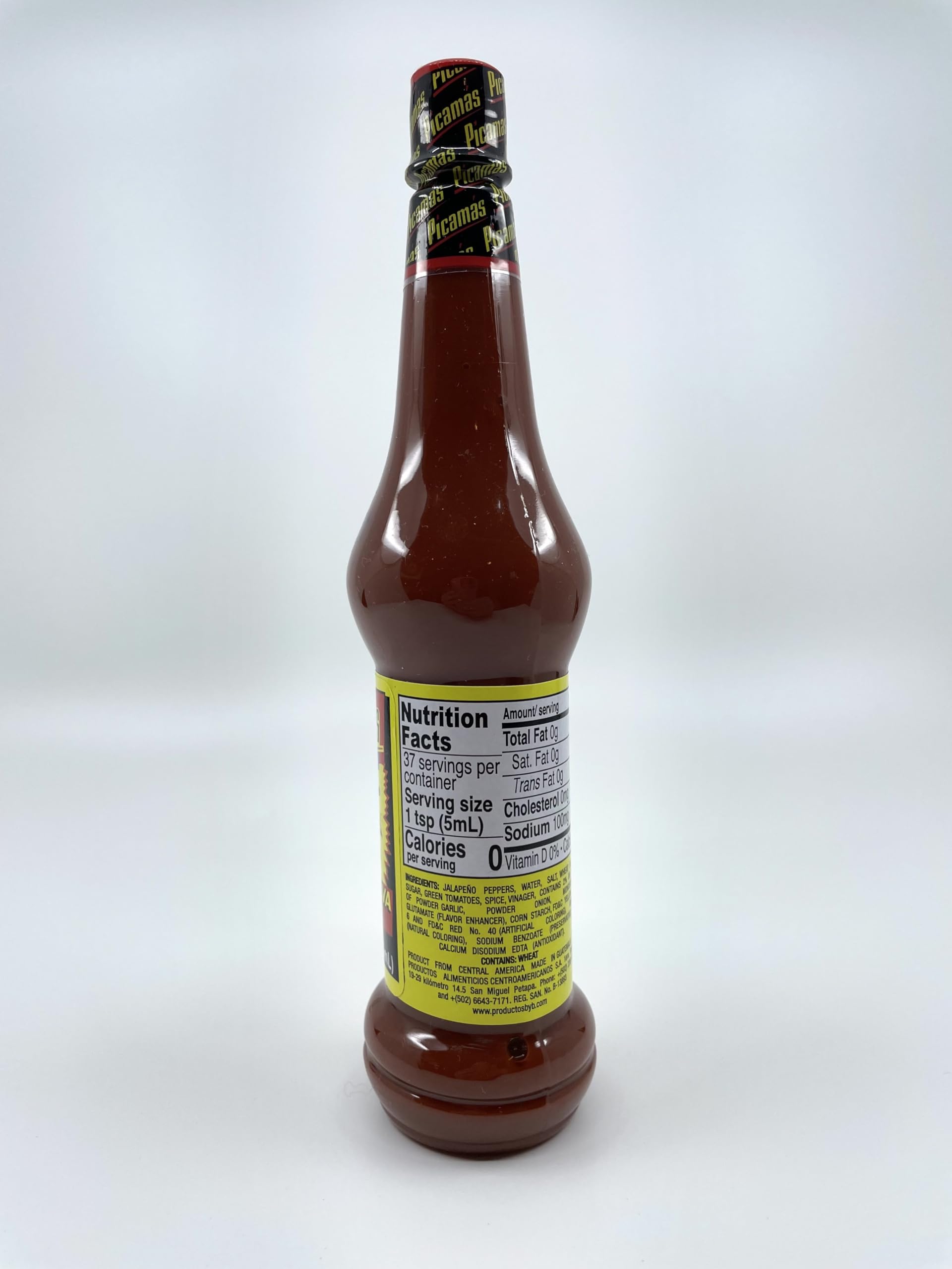 PICAMAS - Red Hot Sauce Salsa Brava 6.2oz Bottles (Pack of 3)