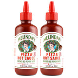 Melinda’s Pizza Hot Sauce - Crushed Red Pepper Sauce Made with Fresh Ingredients, Cayenne Peppers, Garlic, Tomatoes - Gourmet Spicy Pizza Sauce