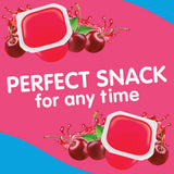 Snack Pack Zero Sugar Cherry Flavored Low Calorie Juicy Gels Cups, 3.25 oz., 4-Count