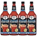 Mr & Mrs T Horseradish Bloody Mary Mix, 1L Bottle, - Premium Cocktail Mixer for Bloody Marys, Ready to Use