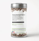 Maximum Slim Premio Instant Espresso Powder - Bold & Rich Flavor 100% Arabica Beans - Non-GMO, Gluten-Free - Premium Medium Roast Coffee 14.1 oz
