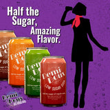 Demi Doux Low Sugar Soda - Low Sugar Soft Drink, No Artificial Sweeteners (Orange, 12-pack)