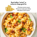 DeLallo Girelle Pasta, Curly Swivel Shape, Vegan, Kosher, Non-GMO, Made in Italy with 100% Durum Wheat Semolina, Bronze Cut, 16 oz Bag, (6 Pack)