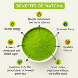 ANUMITRA Premium Ceremonial Grade Matcha Green Tea Powder - USDA Organic, Gluten-Free Vegan 100% Pure Unsweetened No Additives 3.5274 oz bag First