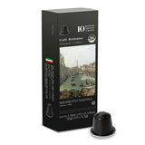 Organic USDA Café Romano Coffee Aluminum Espresso Pods For Nespresso Origninal Machine 100 Pack Italian Espresso Coffee 100% Arabica (Ristretto)