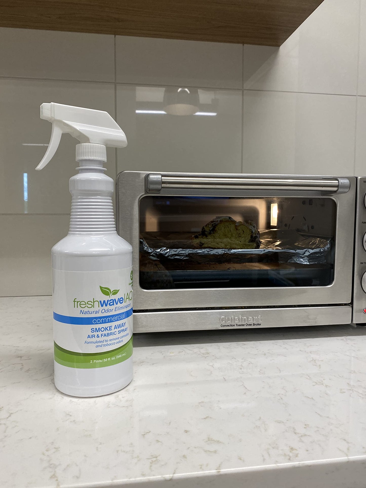 Fresh Wave IAQ Commercial Smoke Away Air & Fabric Liquid, 128 Fl. Oz. | Great for Strong Odors | Safer Natural Ingredients | Odor Eliminator for Home