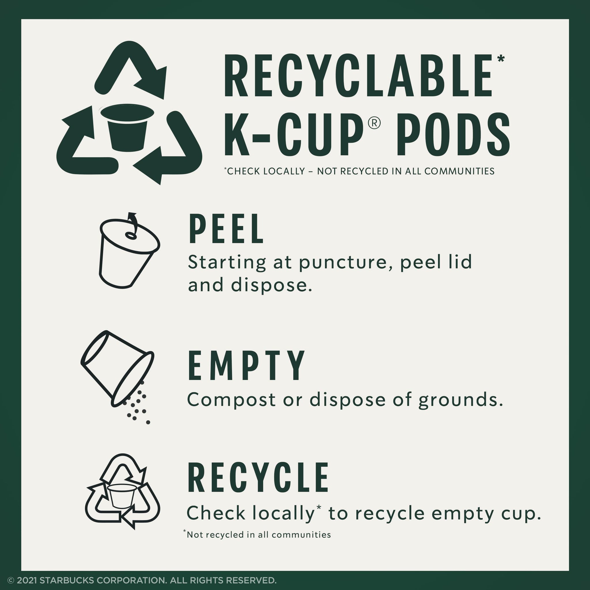 Starbucks K-Cup Coffee Pods-Starbucks Blonde Roast Coffee-Decaf Veranda Blend-100% Arabica-1 box (10 pods)