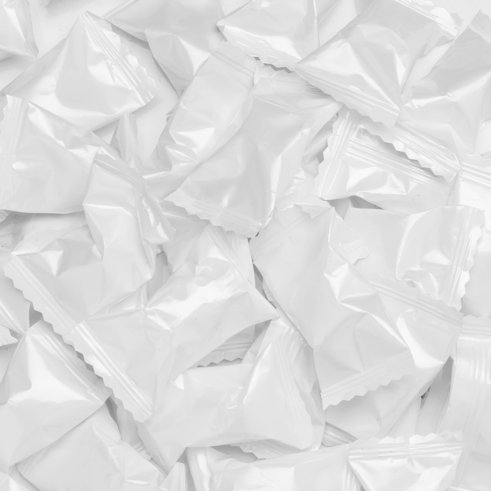 Candy Envy - White Wrapped Buttermints - 13 oz. Bag - 100 Individually Wrapped White Candy Mints