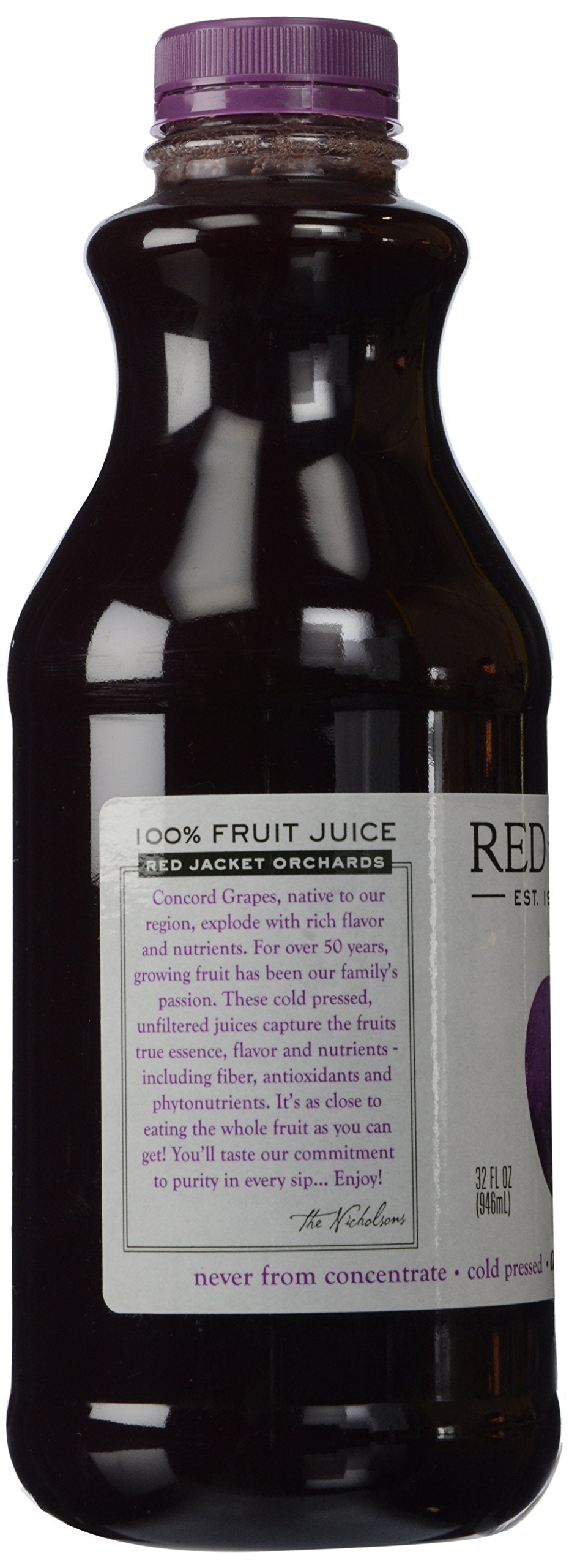 Red Jacket Orchards, Juice Grape Apple, 32 Fl Oz