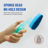 Dishwand Refills Sponge Heads for Scotch-Brite Dish Wand, 6Pack Non Scratch Heavy Duty Scrub Brush Sponges, Soap Dispensing Scrubbers, Cleaning Head
