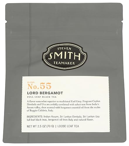 STEVEN SMITH TEAMAKER Lord Bergamot Loose Leaf Earl Grey Tea, 2.5 OZ