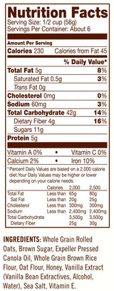 Granola, Honey Oat, 12 oz (pack of 4) (Value Bulk Multi-pack)