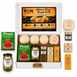 Pie Oh My Artisan Pizza Night Kit - 3 Pizza Dough Balls with Mozzarella, Tomato Basil Sauce, Pesto, Parmesan, Oregano & Hot Honey