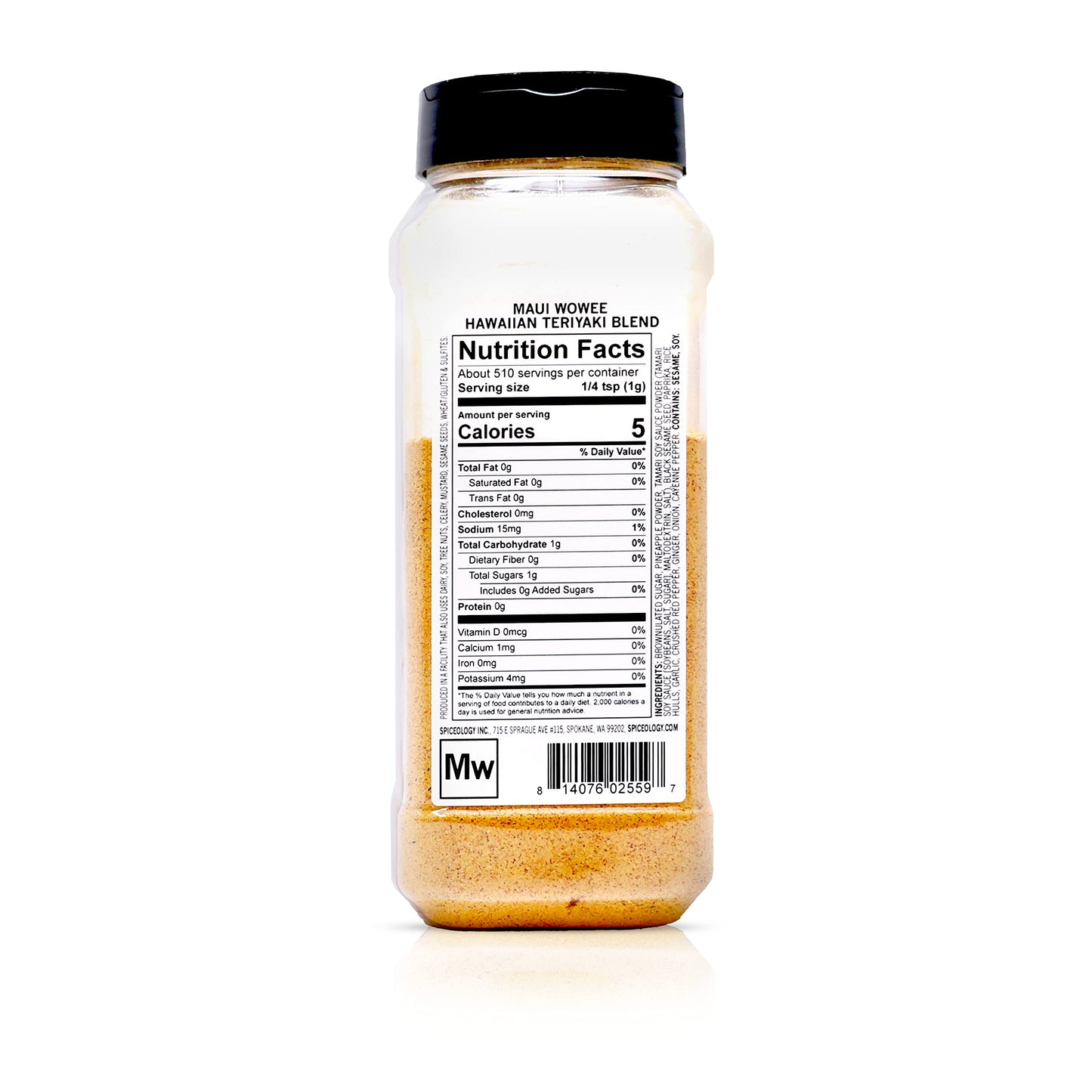 Spiceology - Maui Wowee - Hawaiian Teriyaki Seasoning - Hawaiian BBQ Rub Spices and Seasonings - Add Flavor to Chicken, Ramen, Salmon, Pork, Tofu