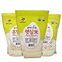 McCabe Organic Grain, 3-Pound (3-Pack) (White Rice, Mixed Rice and Mixed Barley & Black Rice), USDA & CCOF Organic Certified(California Certified Organic Farmers), Product of USA(White Rice)