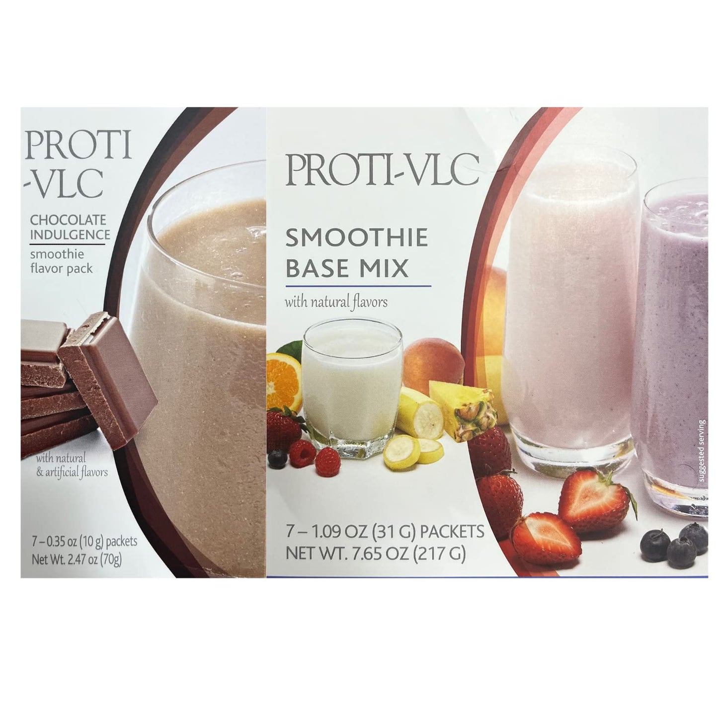PROTIFIT - High Protein VLC Smoothie Flavor With Base Mix, Low Calorie, Low Fat, Low Sugar, Low Carb, Ideal Protein Compatible, 7 Servings Per Box