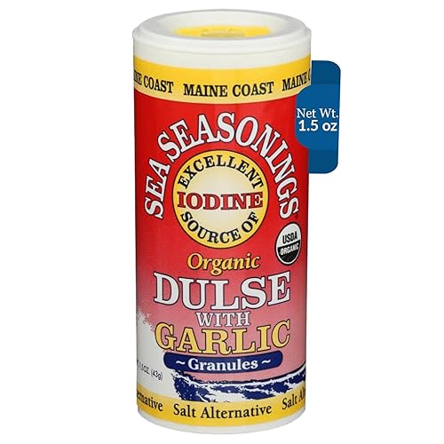Maine Coast Organic Seasoning Dulse W/Garlic, 1.5 OZ