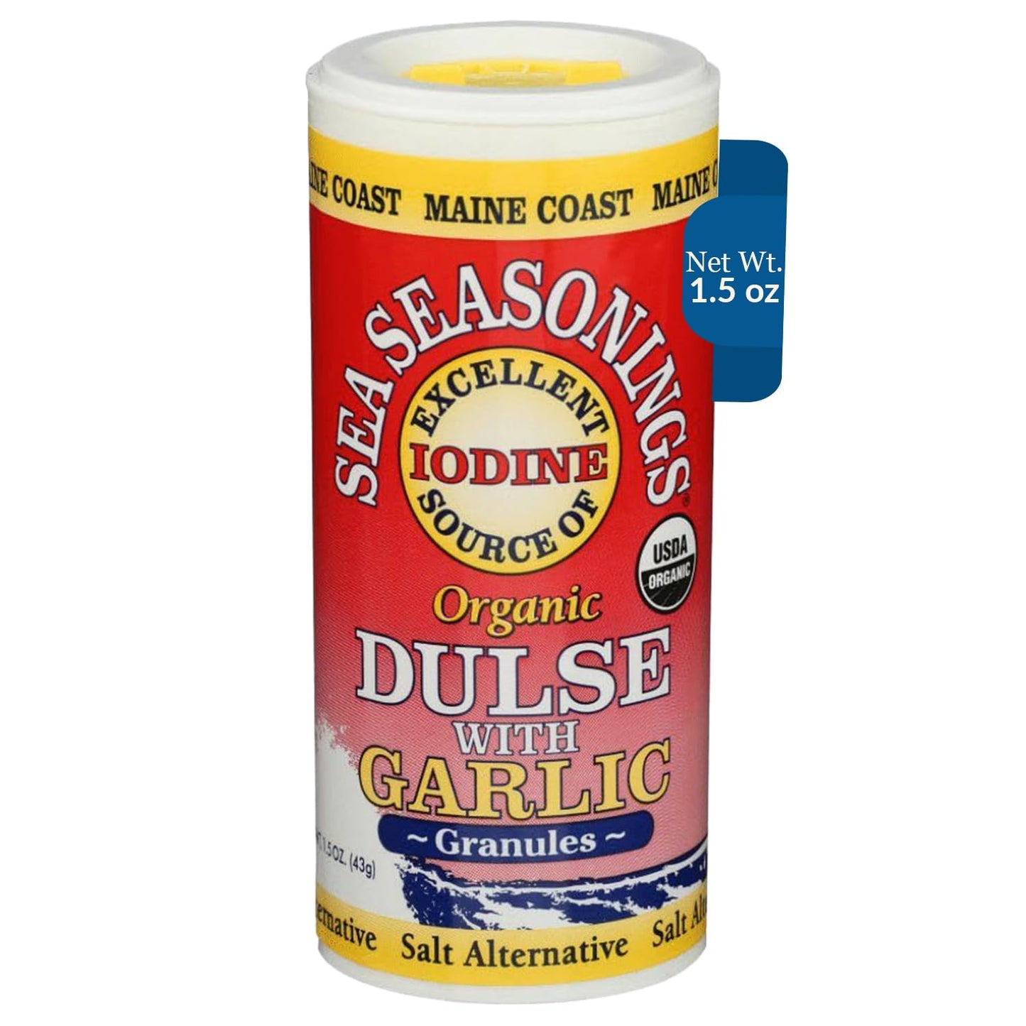 Maine Coast Organic Seasoning Dulse W/Garlic, 1.5 OZ