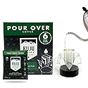 Kuju Coffee Premium Pour Over Camping Coffee Singles - 6 Pack Basecamp Blend, Medium Roast - Superior Instant Pocket Coffee for Backpacking, Travel