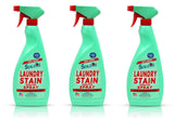 Soilove Laundry Stain Remover Spray - 3 pack of 22oz bottles - Powerful Prewash for Blood, Grease, Ink, Grass, Food, & More - Powerful Spot Remover