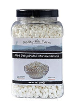 Vanilla mini dehydrated marshmallows in Reusable Container by Medley hills farm - mini marshmallows for hot chocolate - Perfect Dehydrated bits