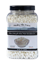 Vanilla mini dehydrated marshmallows in Reusable Container by Medley hills farm - mini marshmallows for hot chocolate - Perfect Dehydrated bits