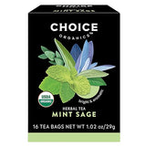 Choice Organic Teas Mint Sage Tea - Organic Herbal Tea - 48 Tea Bags (Pack of 3)