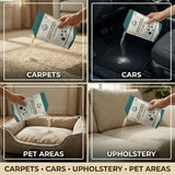 GLAT Group Enzyme-Powered Carpet Deodorizer (Powder) - Patchouli | Natural Pet Odor Eliminator | Bio-Enzymatic Formula, Premium Performance, Eco