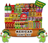 Mexican Candy Assortment Snacks Pack - Variety of Spicy, Sweet, and Sour Candies, Includes Lucas Candy, Pelon Pelo Rico, Pulparindo, Rellerindo, by