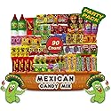 Mexican Candy Assortment Snacks Pack - Variety of Spicy, Sweet, and Sour Candies, Includes Lucas Candy, Pelon Pelo Rico, Pulparindo, Rellerindo, by
