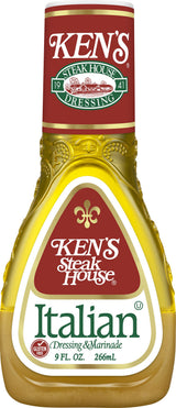 Ken's Steak House Italian Dressing & Marinade (9 Fl Oz, Pack of 9)
