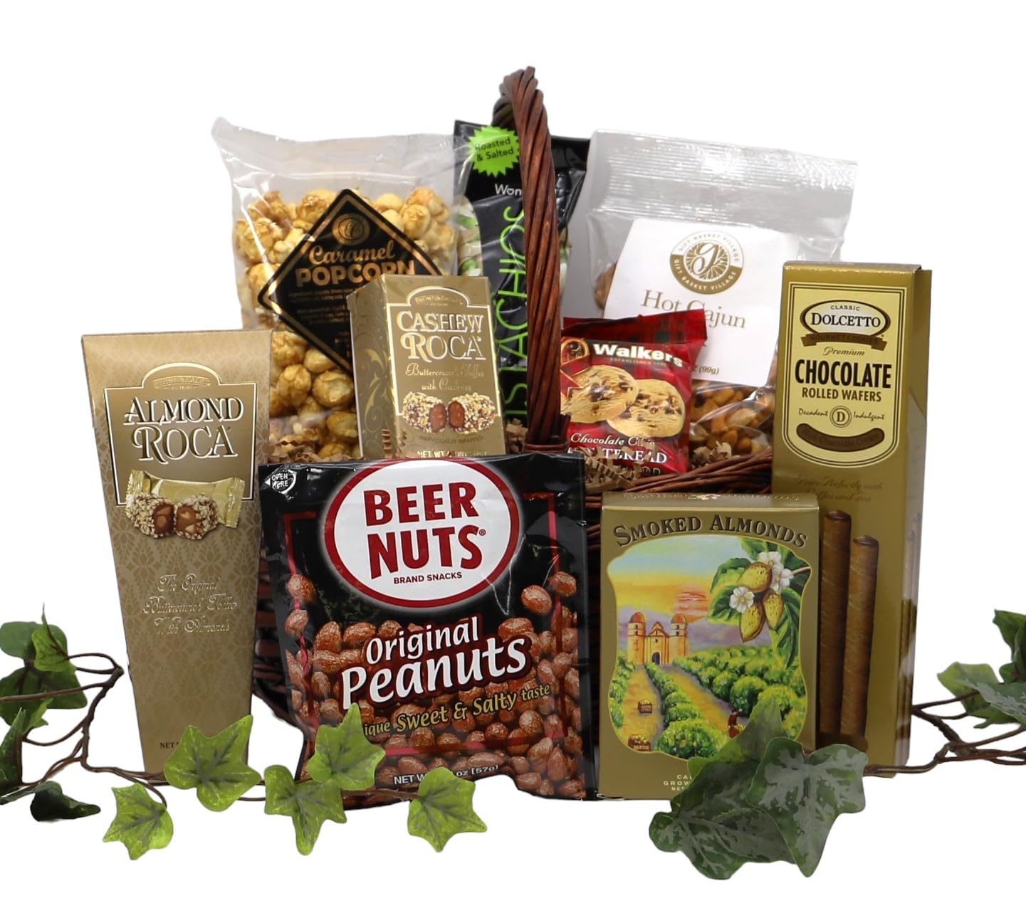 Gift Basket Village: Sweet & Salty Gift Basket - Perfect Blend of Snacks, Nuts, & Candies, Ideal for Any Occasion