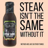 Croix Valley Original Steak Sauce & Marinade - 3 Pack (12 oz Glass Bottles) - Sweet & Savory with Signature Spice - Gluten-Free, No MSG, No High