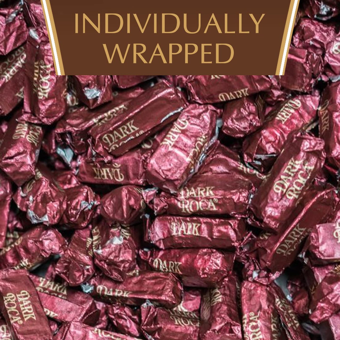 Almond Roca Pack of 1-4.5oz Individually Wrapped Dark Chocolate Candy - Buttercrunch Toffee with Almonds Covered in Chocolate - Gluten Free, Kosher