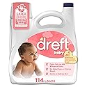 Dreft Liquid Laundry Detergent for Babies Unscented Laundry Detergent, 150 fl oz, 114 Loads