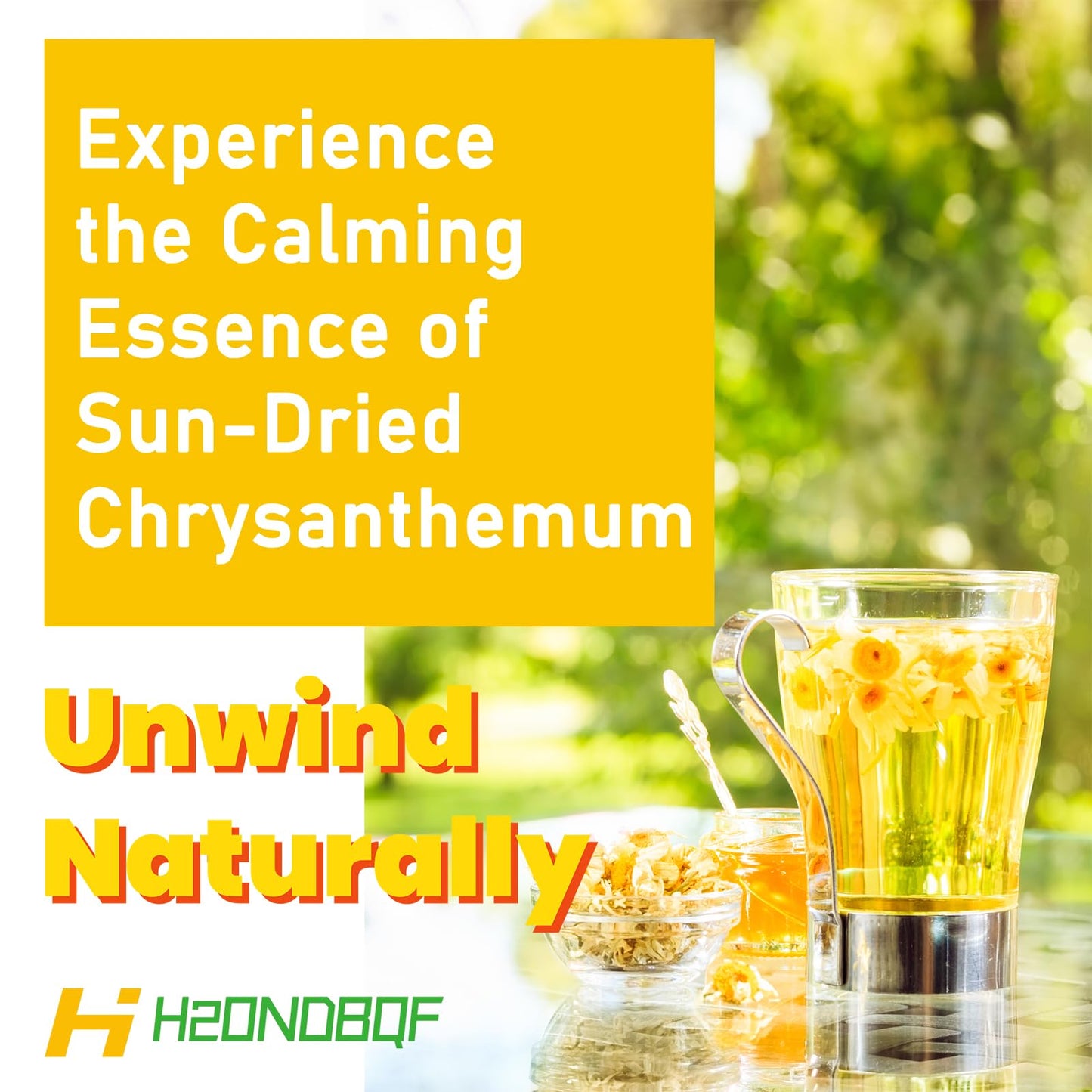 Dried Chrysanthemum Tea, Premium Juhua Flower Herbal Tea Loose Leaf, No Sugar No Gluten Pure Dried Chrysanthemum Flower, for Promote Relaxation